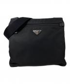PRADAプラダ）の古着「ナイロンショルダーバッグ」｜ブラック