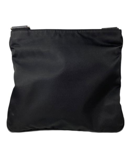 PRADA（プラダ）PRADA (プラダ) ナイロンショルダーバッグ ブラックの古着・服飾アイテム