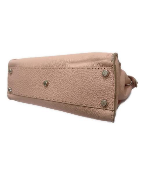 FENDI（フェンディ）FENDI (フェンディ) セレリアピーカブー ミディアム2WAYバッグ ピンクの古着・服飾アイテム