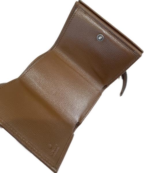 GUCCI（グッチ）GUCCI (グッチ) BALENCIAGA (バレンシアガ) GGネオクラシック コンパクトウォレット  ブラウン サイズ:-の古着・服飾アイテム