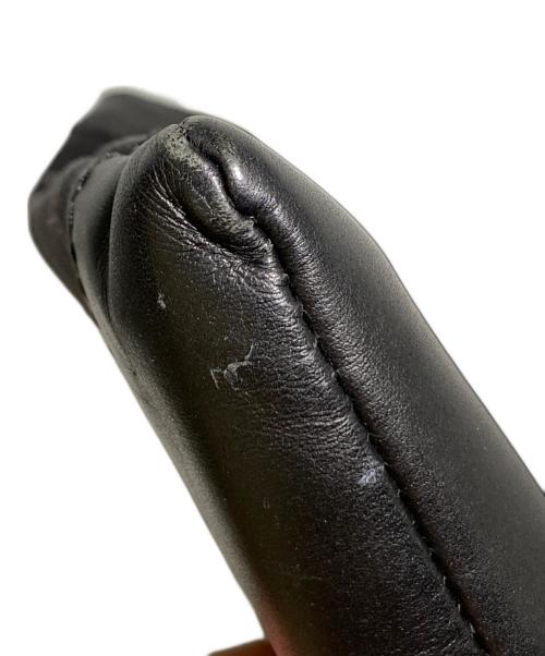 BALENCIAGA（バレンシアガ）BALENCIAGA (バレンシアガ) ロゴキャンバスクラッチバッグ ブラックの古着・服飾アイテム