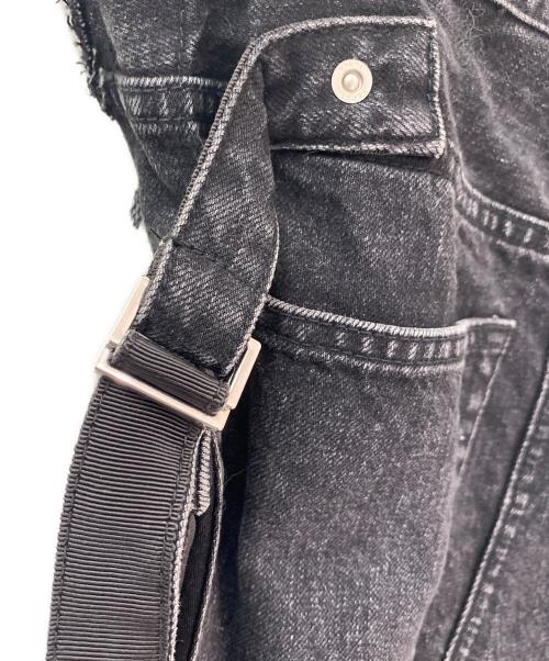 sacai（サカイ）sacai (サカイ) Denim Skirt ブラック サイズ:1の古着・服飾アイテム