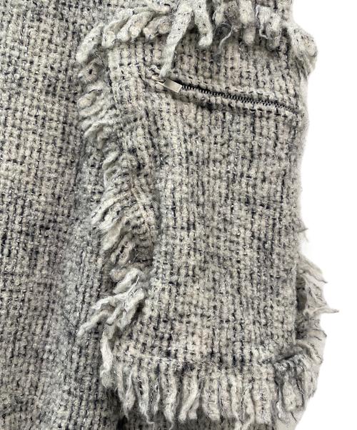 sacai（サカイ）sacai (サカイ) Tweed Dress グレー サイズ:1の古着・服飾アイテム