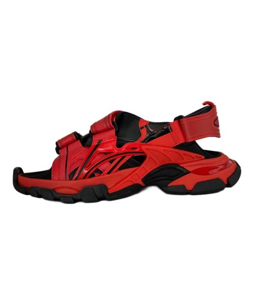 BALENCIAGA（バレンシアガ）BALENCIAGA (バレンシアガ) TRACK SANDAL レッド サイズ:42の古着・服飾アイテム