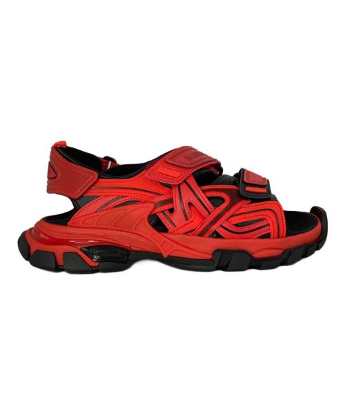 BALENCIAGA（バレンシアガ）BALENCIAGA (バレンシアガ) TRACK SANDAL レッド サイズ:42の古着・服飾アイテム