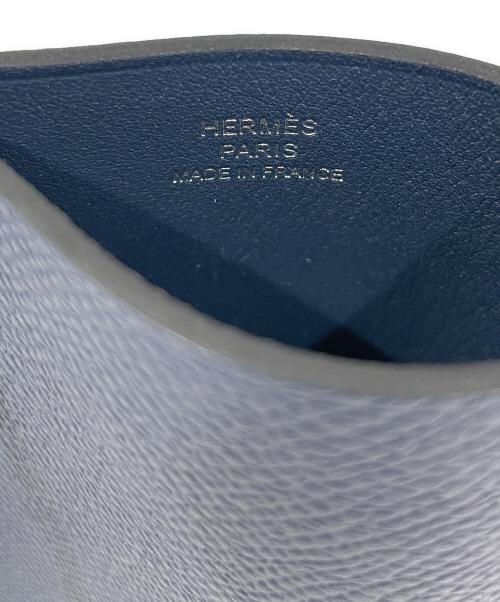 HERMES（エルメス）HERMES (エルメス) 眼鏡ケース 《Hセリエ》 K刻印:2025年 ネイビーの古着・服飾アイテム