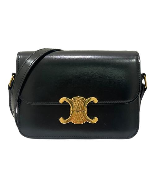 CELINE（セリーヌ）CELINE (セリーヌ) ショルダーバッグ ブラックの古着・服飾アイテム