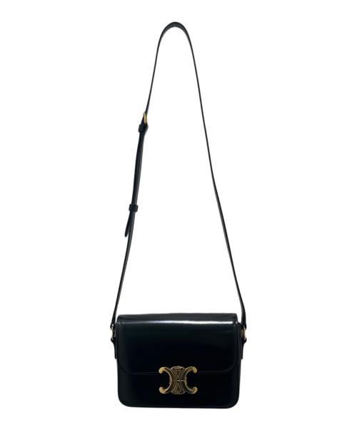 CELINE（セリーヌ）CELINE (セリーヌ) ショルダーバッグ ブラックの古着・服飾アイテム
