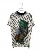 LOUIS VUITTONルイ ヴィトン）の古着「FORNASETTI(フォルナセッティ) シグネチャーTシャツ」｜アイボリー×ブラック