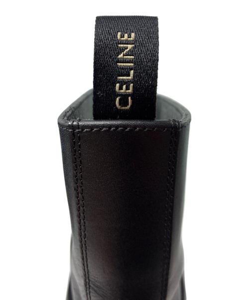 CELINE（セリーヌ）CELINE (セリーヌ) バルキーレースアップブーツ ブラック サイズ:39の古着・服飾アイテム