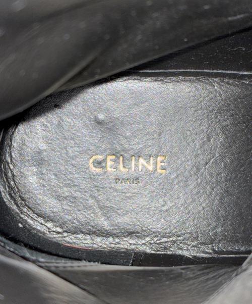 CELINE（セリーヌ）CELINE (セリーヌ) バルキーレースアップブーツ ブラック サイズ:39の古着・服飾アイテム