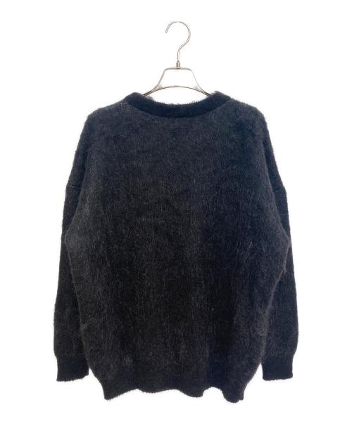 CELINE（セリーヌ）CELINE (セリーヌ) BOY DOLL ブラッシュドモヘヤシルクニット ブラック サイズ:Sの古着・服飾アイテム