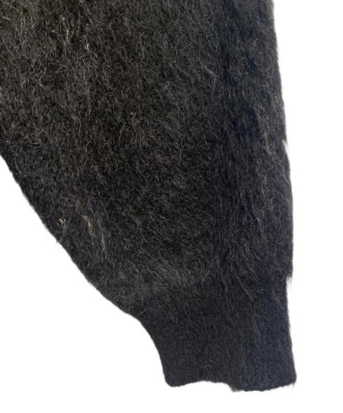 CELINE（セリーヌ）CELINE (セリーヌ) シルクモヘヤホースニットパーカー ブラック サイズ:XXLの古着・服飾アイテム