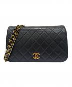 CHANELシャネル）の古着「フルフラップマトラッセ23」｜ブラック