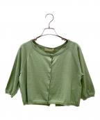 'S Max Maraエスマックスマーラ）の古着「ショートカーディガン」｜ライトグリーン