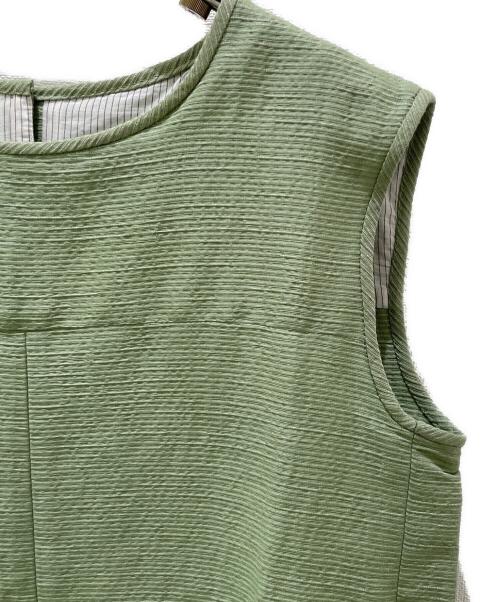 'S Max Mara（エスマックスマーラ）'S Max Mara (エスマックスマーラ) ノースリーブワンピース ライトグリーン サイズ:42 未使用品の古着・服飾アイテム