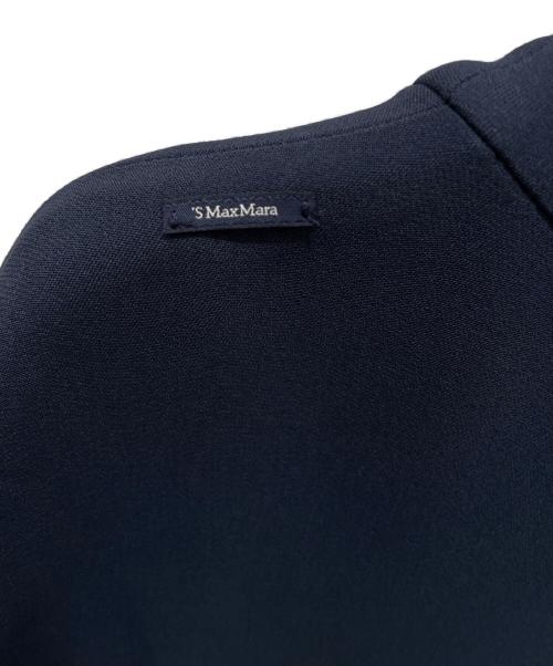 'S Max Mara（エスマックスマーラ）'S Max Mara (エスマックスマーラ) 半袖ワンピース ネイビー サイズ:40の古着・服飾アイテム