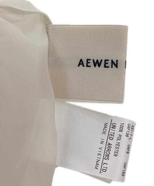 AEWEN MATOPH（イウエン マトフ）AEWEN MATOPH (イウエン マトフ) オーガンジー ハイネック プルオーバー ブラウス ホワイト サイズ:Freeの古着・服飾アイテム
