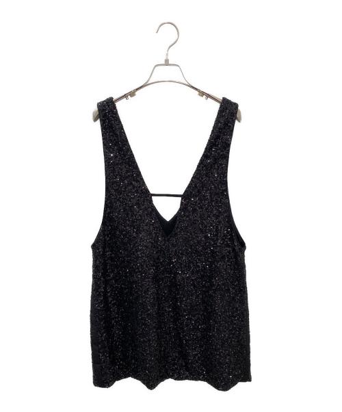 AEWEN MATOPH（イウエン マトフ）AEWEN MATOPH (イウエン マトフ) スパングル チュニック ブラック サイズ:FREEの古着・服飾アイテム