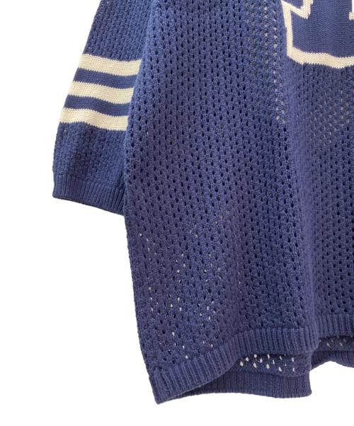 athletic wear MASON（athletic wear MASON）athletic wear MASON (athletic wear MASON) athletic wear MASON MESH KNIT ネイビー サイズ:F 未使用品の古着・服飾アイテム