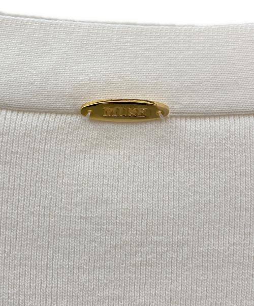 MUSE de Deuxieme Classe（ミューズ ドゥーズィエム クラス）MUSE de Deuxieme Classe (ミューズ ドゥーズィエム クラス) カーディガン アイボリー サイズ:なしの古着・服飾アイテム