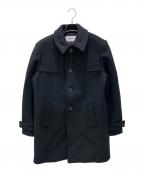 CELINEセリーヌ）の古着「ウールダッフルコート」｜ブラック