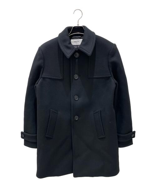 CELINE（セリーヌ）CELINE (セリーヌ) ウールダッフルコート ブラック サイズ:48の古着・服飾アイテム