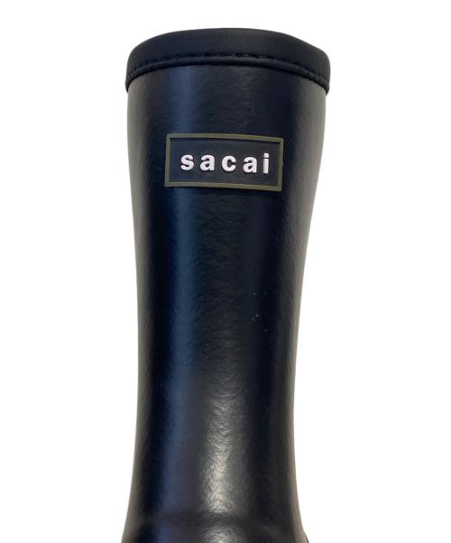 sacai（サカイ）sacai (サカイ) Rubber Boots ブラック サイズ:Lの古着・服飾アイテム