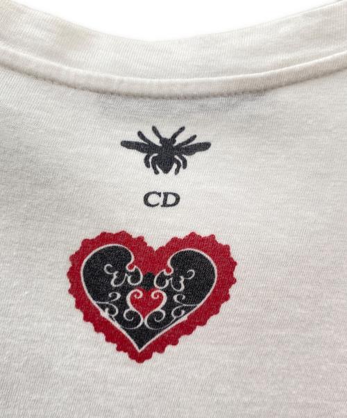 Christian Dior（クリスチャン ディオール）Christian Dior (クリスチャン ディオール) プリントTシャツ ホワイト サイズ:XSの古着・服飾アイテム