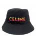 CELINE (セリーヌ) エンブロイダリーグラデーションシークインバケットハット ブラック サイズ:L：27000円