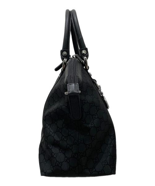 GUCCI（グッチ）GUCCI (グッチ) GGキャンバス 2WAYバッグ ブラックの古着・服飾アイテム