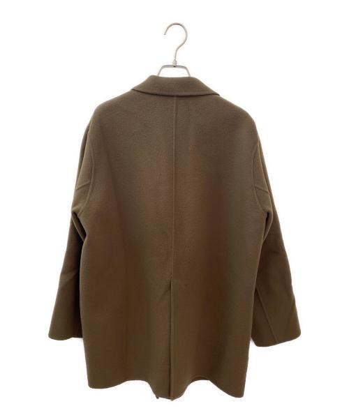 Conte（コンテ）Conte (コンテ) ダブルラペル リバーコート ベージュ サイズ:FREEの古着・服飾アイテム