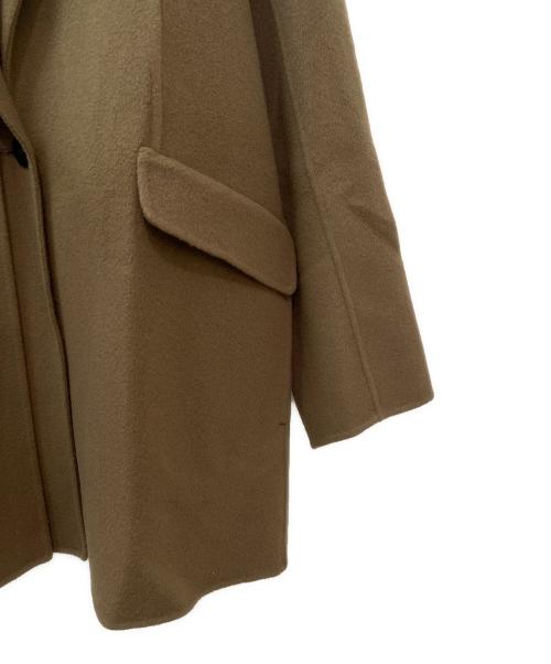 Conte（コンテ）Conte (コンテ) ダブルラペル リバーコート ベージュ サイズ:FREEの古着・服飾アイテム