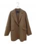 Conte（コンテ）の古着「ダブルラペル リバーコート」｜ベージュ