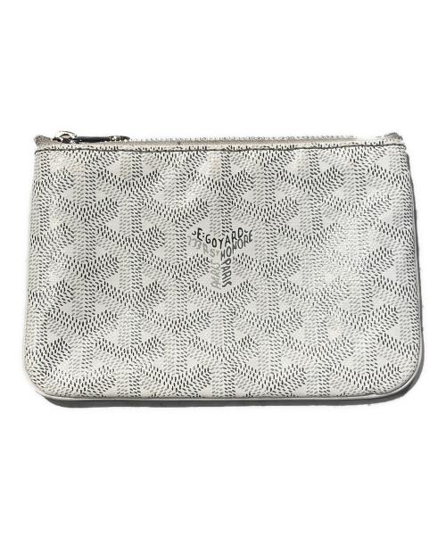 GOYARD（ゴヤール）GOYARD (ゴヤール) セナ ミニ ポーチ ホワイト サイズ:ミニの古着・服飾アイテム