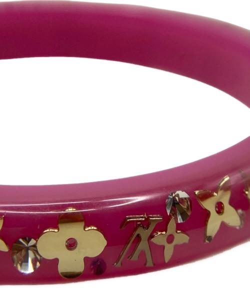 LOUIS VUITTON（ルイ ヴィトン）LOUIS VUITTON (ルイ ヴィトン) ブラスレ・アンクルージョンTPM 	M65578 ピンク サイズ:20の古着・服飾アイテム