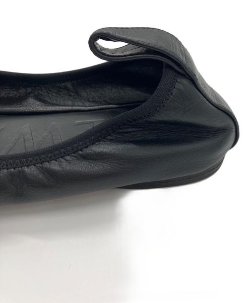 LOEWE（ロエベ）LOEWE (ロエベ) レザーバレエシューズ ブラック サイズ:37の古着・服飾アイテム