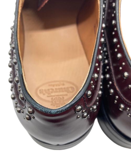 Church’s（チャーチ）Church’s (チャーチ) スタッズシューズ ボルドー サイズ:38の古着・服飾アイテム