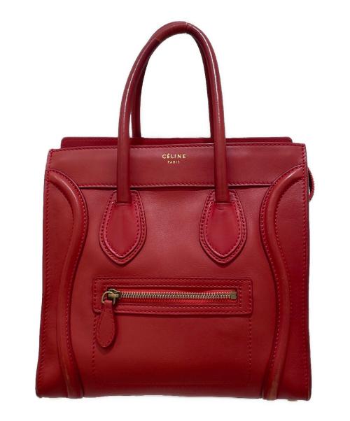 CELINE（セリーヌ）CELINE (セリーヌ) ラゲージ マイクロ レッドの古着・服飾アイテム
