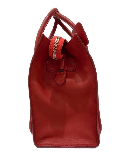 CELINE（セリーヌ）CELINE (セリーヌ) ラゲージ マイクロ レッドの古着・服飾アイテム