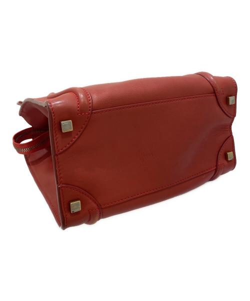 CELINE（セリーヌ）CELINE (セリーヌ) ラゲージ マイクロ レッドの古着・服飾アイテム