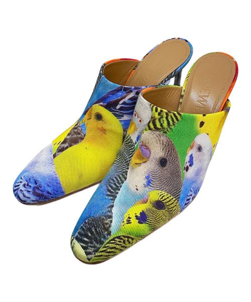 LOEWE（ロエベ）LOEWE (ロエベ) ヒールパンプス/ファブリックミュール インコ マルチカラー サイズ:38の古着・服飾アイテム