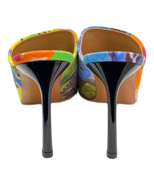 LOEWE（ロエベ）LOEWE (ロエベ) ヒールパンプス/ファブリックミュール インコ マルチカラー サイズ:38の古着・服飾アイテム