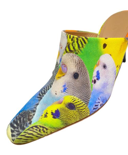 LOEWE（ロエベ）LOEWE (ロエベ) ヒールパンプス/ファブリックミュール インコ マルチカラー サイズ:38の古着・服飾アイテム