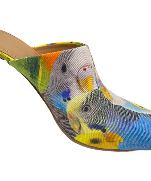 LOEWE（ロエベ）LOEWE (ロエベ) ヒールパンプス/ファブリックミュール インコ マルチカラー サイズ:38の古着・服飾アイテム