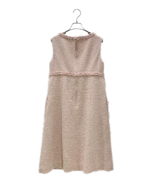 FOXEY（フォクシー）FOXEY (フォクシー) Dress Linette/ツイードワンピース ピンク サイズ:40の古着・服飾アイテム
