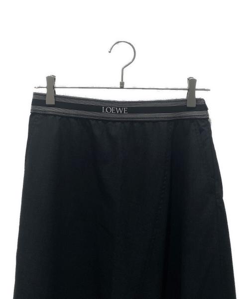 LOEWE（ロエベ）LOEWE (ロエベ) ASYMMETRIC SKIRT　S359Y08X44 グレー サイズ:38の古着・服飾アイテム