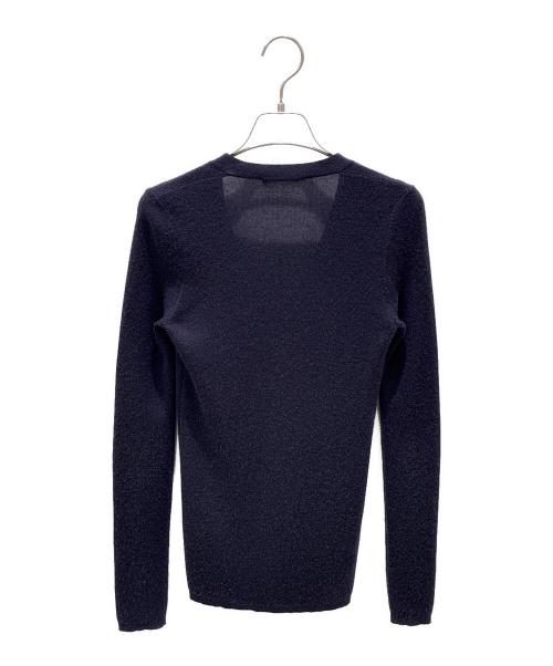 PRADA（プラダ）PRADA (プラダ) カシミヤシルクカーディガン ネイビー サイズ:38の古着・服飾アイテム