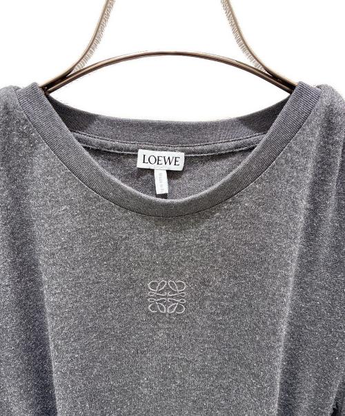 LOEWE（ロエベ）LOEWE (ロエベ) フロントロゴカットソー/長袖カットソー グレー サイズ:Mの古着・服飾アイテム