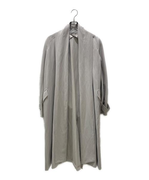 MaxMara（マックスマーラ）MaxMara (マックスマーラ) ベルテッドコート グレー サイズ:40の古着・服飾アイテム